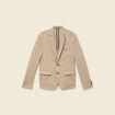 Veste blazer stretch beige homme