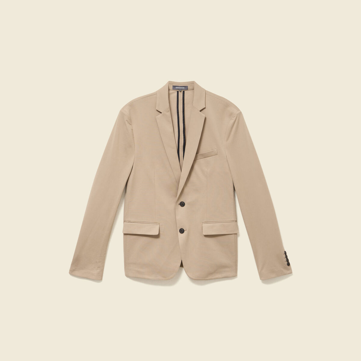 Veste blazer stretch beige homme