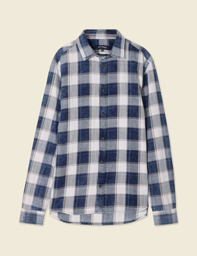Chemise manches longues ecru homme