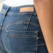 Jeans skinny push up 7/8ème denim stone femme