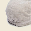 Casquette avec doublure beige fonce homme