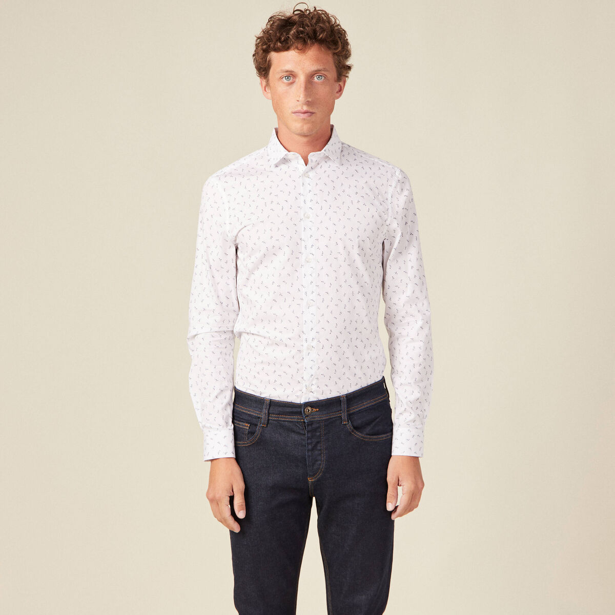 Chemise blanc homme