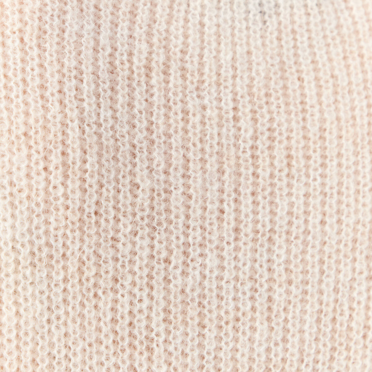 Pull manches courtes creme femme