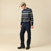 Jeans large relaxed denim brut clean homme