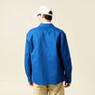 Surchemise oversize bleu roi homme