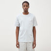 T-shirt ample en coton manches courtes gris clair homme