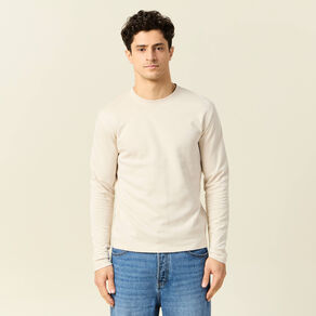 t shirt manches longues sable homme T-shirt manches longues sable homme