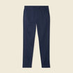 Pantalon jogger élastiqué bleu foncé homme