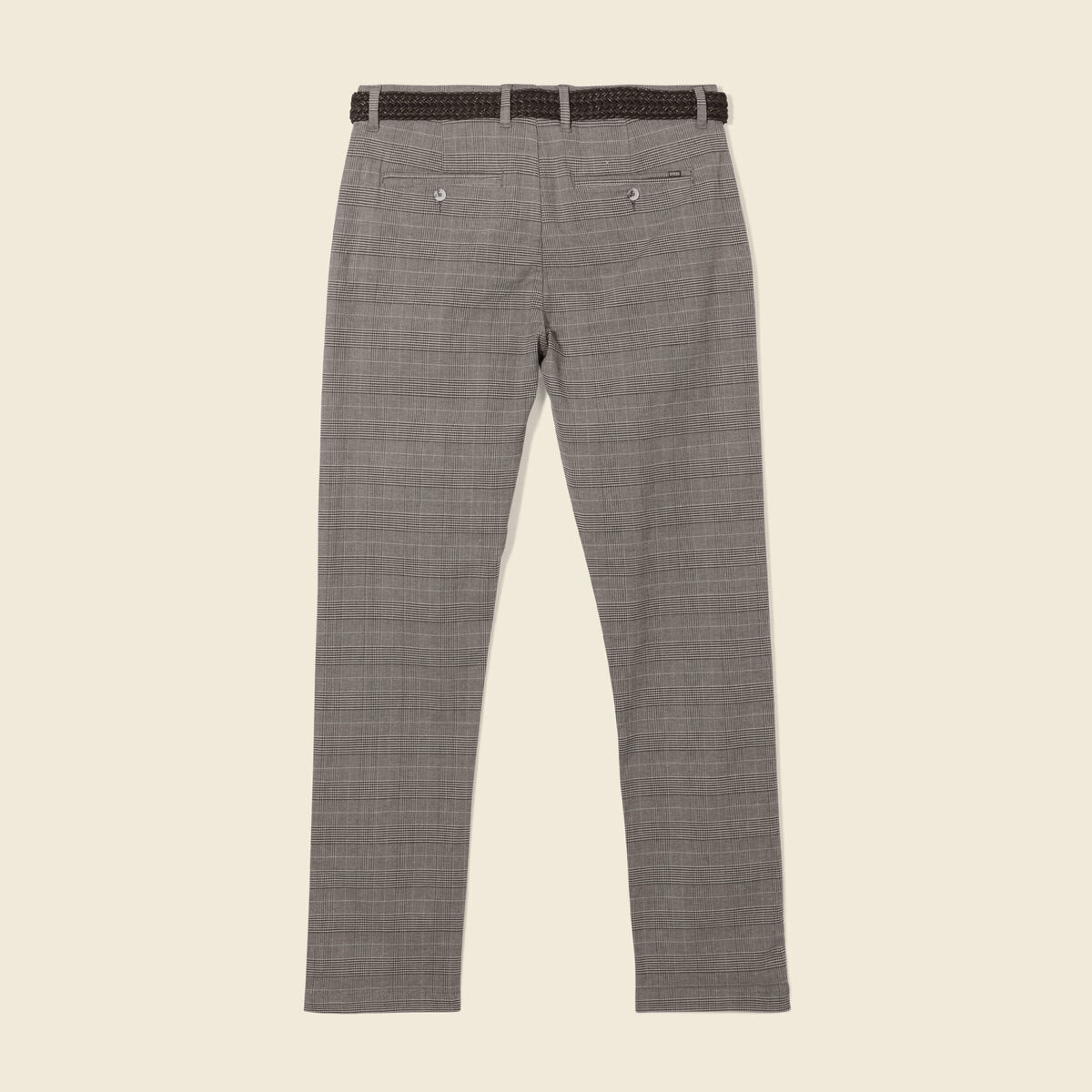 Pantalon chino straight ecru homme