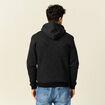 Sweat manches longues zippé noir homme