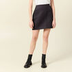 Jupe droite noir femme