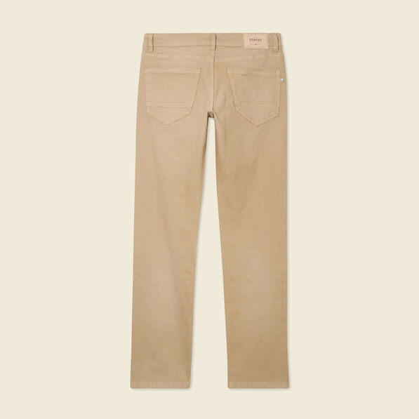 Jeans éco-responsable regular denim beige homme
