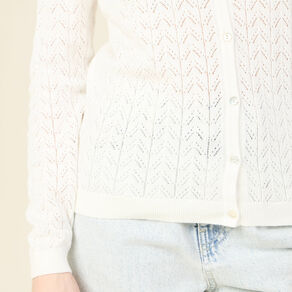 gilet eco responsable ecru femme Gilet éco-responsable ecru femme