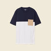 T-shirt éco-responsable bleu marine homme