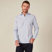 Chemise éco-responsable bleu clair homme