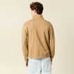 Sweat manches longues en coton beige homme