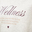 Sweat droit manches longues gris clair femme