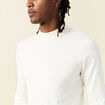 Pull manches longues ecru homme
