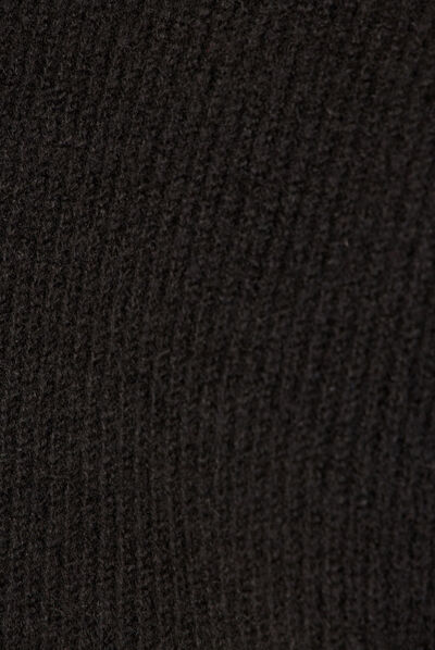 Pull sans manches noir femme