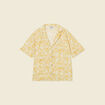 Chemise éco-responsable jaune femme