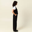 Veston sans manches noir femme