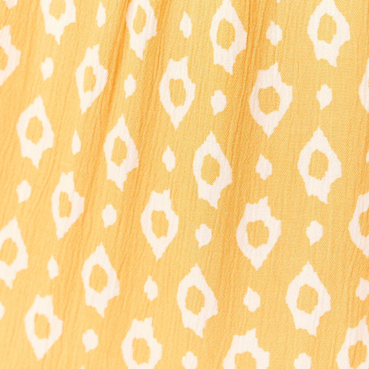 Robe longue évasée à perles jaune femme