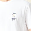 T-shirt manches courtes blanc homme