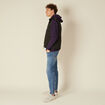 Doudoune droite sans manches noir homme