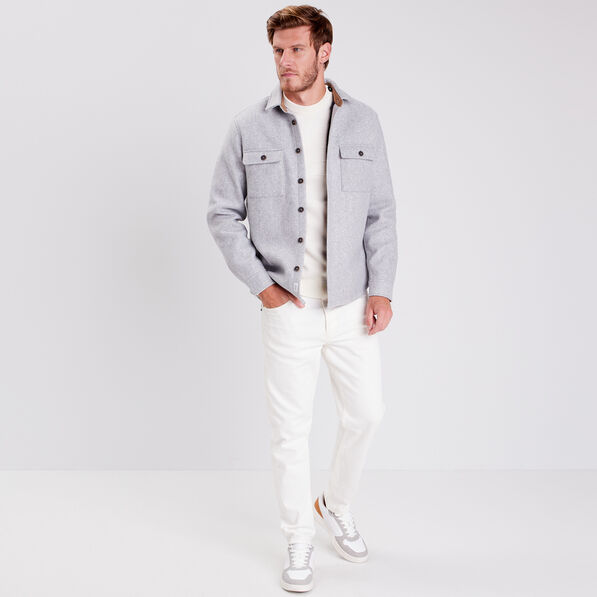 surchemise eco responsable gris fonce homme Surchemise éco-responsable gris foncé homme