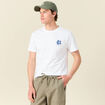 T-shirt manches courtes blanc homme