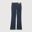 Jeans bootcut taille haute denim brut femme