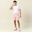 Bermuda rose pastel homme