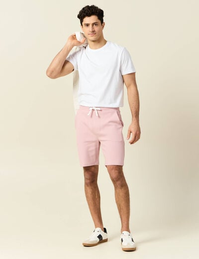 Bermuda rose pastel homme