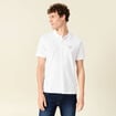 Polo manches courtes blanc homme