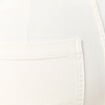 Jeans large taille haute denim blanc femme