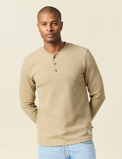 T-shirt manches longues gris homme