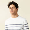 T-shirt manches longues ecru homme