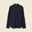 Chemise en coton manches longues bleu homme