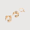 Lot de 3 ear cuff couleur or femme