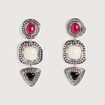 Boucles d'oreilles camel femme