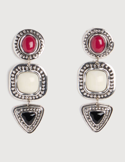 Boucles d'oreilles camel femme