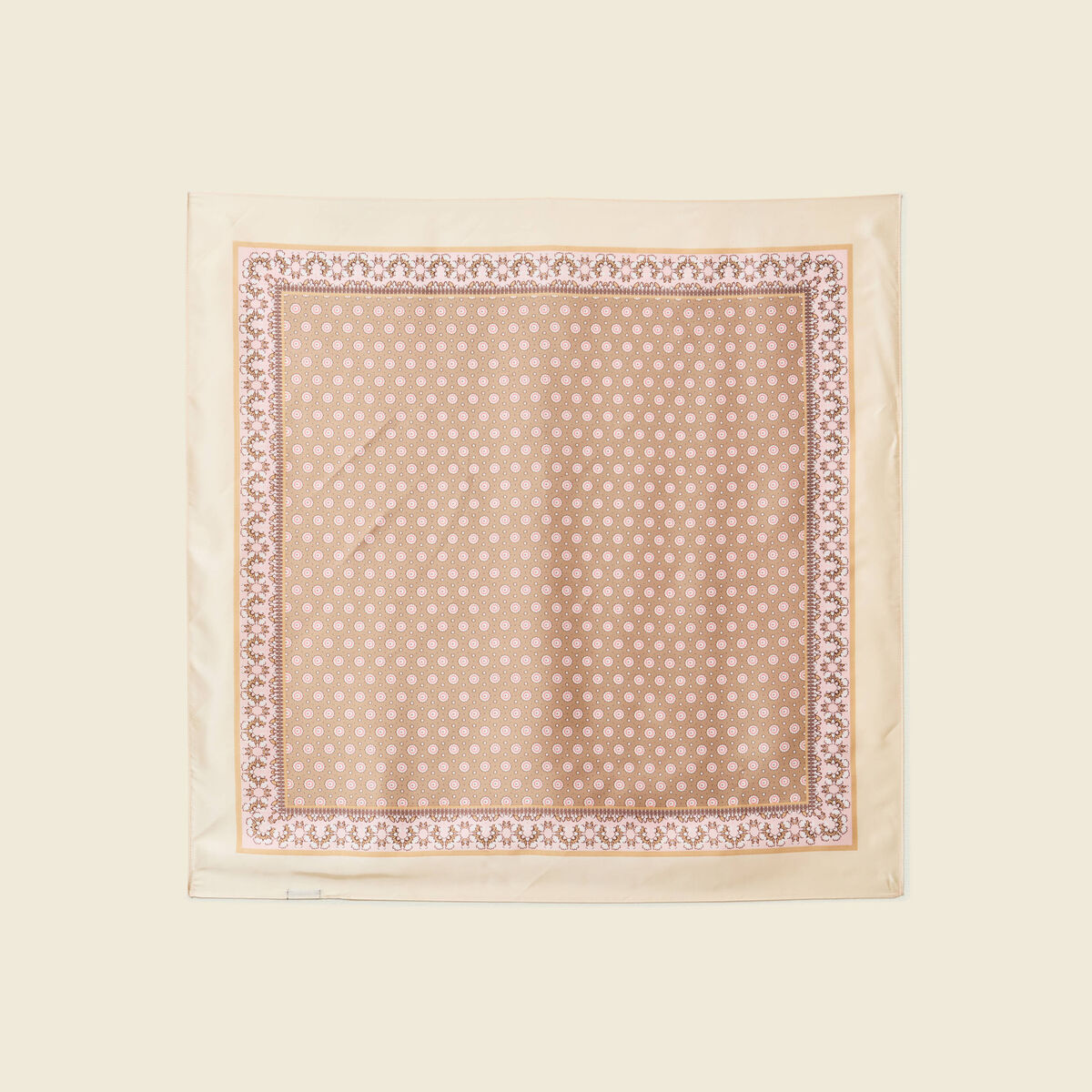 Foulard beige femme