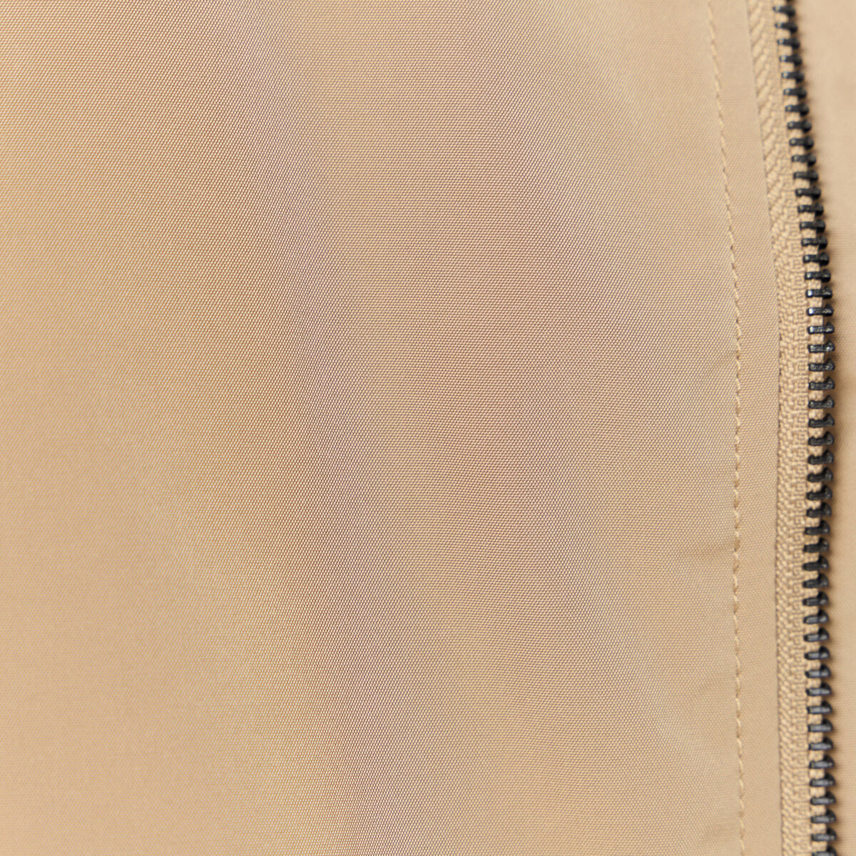 Blouson col droit manches longues marron homme
