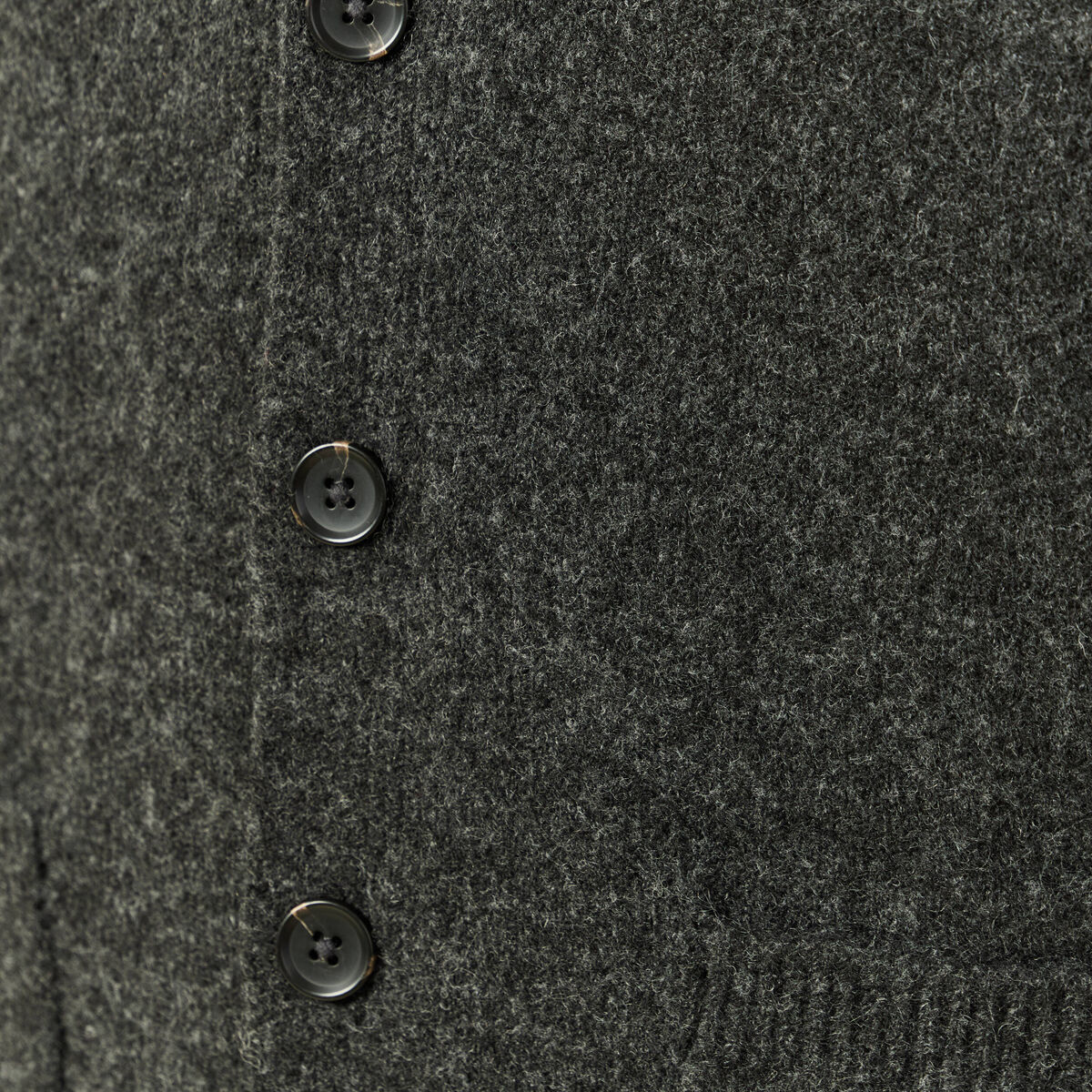 Gilet manches longues gris fonc&eacute; homme