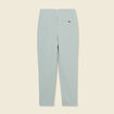 Pantalon cigarette vert olive femme