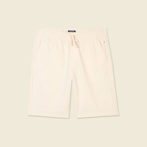 Bermuda droit à coulisse ecru homme