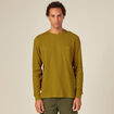 T-shirt manches longues vert olive homme