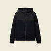 Sweat zipp&eacute; &agrave; capuche vert fonc&eacute; homme