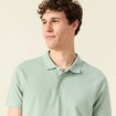 Polo éco-responsable vert homme