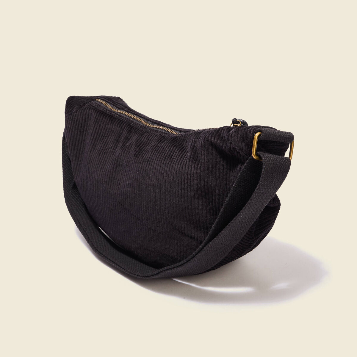 Sac Bandoulière - Velours Côtelé - Jaune - Décontracté Jaune